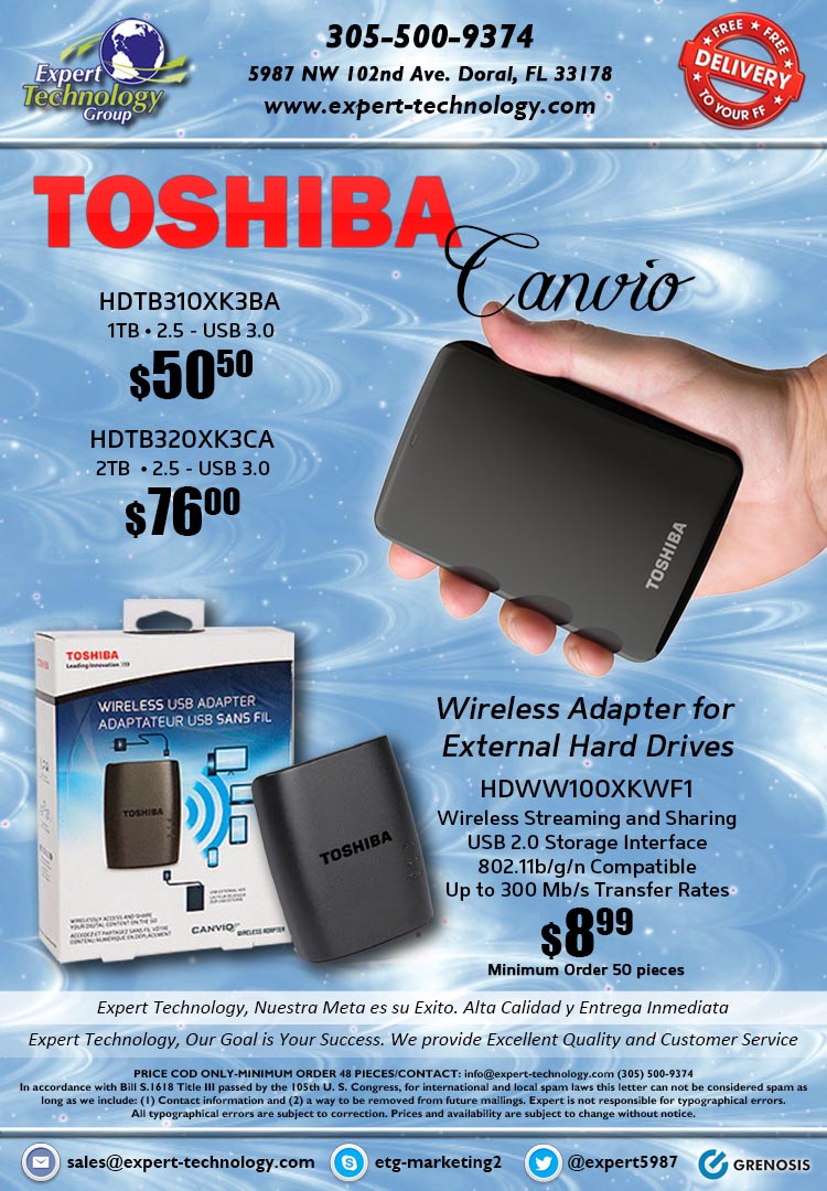 082916ToshibaHDD1TB&2TB&Adapter