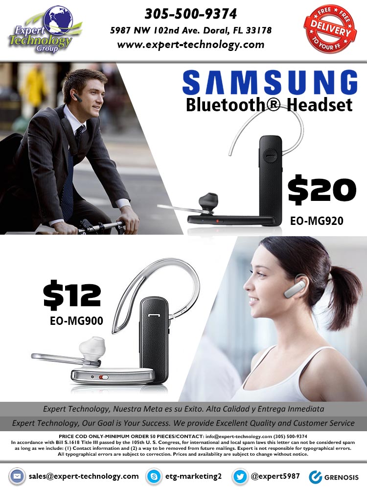 Eo mg920 sales samsung bluetooth